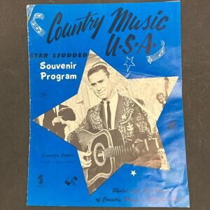 Country Music U.S.A. Souvenir Program Ephemera NOC3950